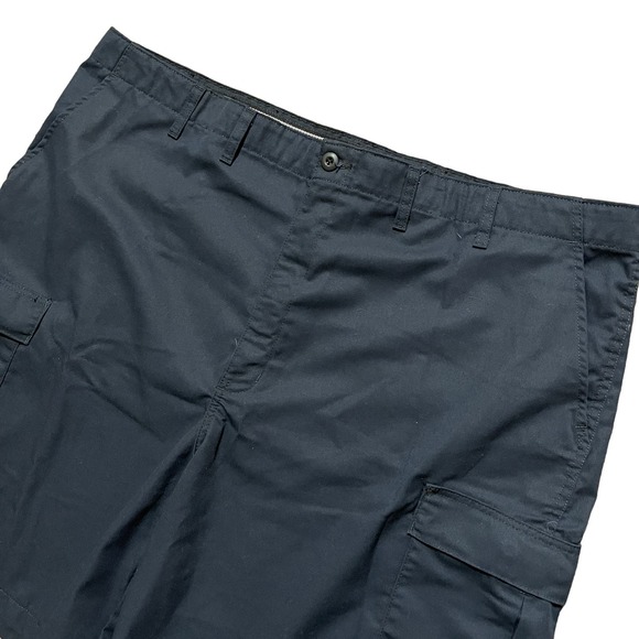 VTG VF IMAGEWEAR Heavy Duty Cargo Shorts in Navy blue SZ 3XL - Picture 3 of 7